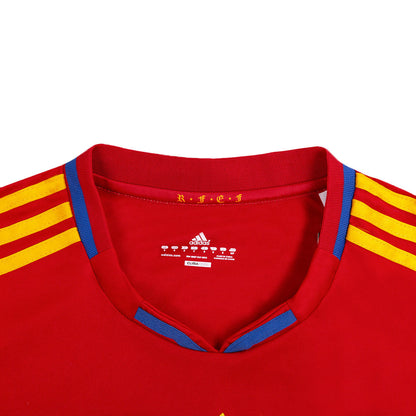 Retro SILVA #21 2010 Spain Home  Soccer Jersey Top Soccer Jerseys Store