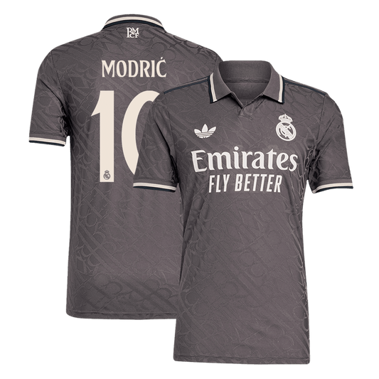 Player Version MODRI? #10 Real Madrid Third Away  Soccer Jersey 2024/25 Top Soccer Jerseys Store