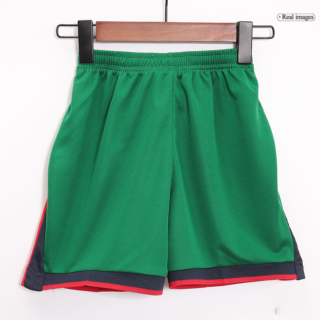 Kid's Portugal Home Jerseys Kit(Jersey+Shorts) Euro 2024 Go Game Wear