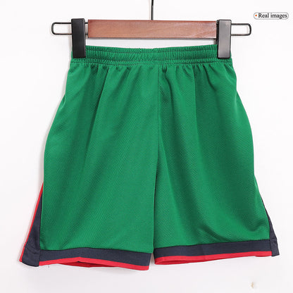 Kid's Portugal Home Jerseys Kit(Jersey+Shorts) Euro 2024 Go Game Wear