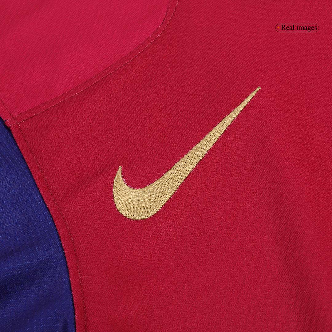 LEWANDOWSKI #9 Barcelona Home  Soccer Jersey 2024/25- Spotify Logo Without Text Top Soccer Jerseys Store