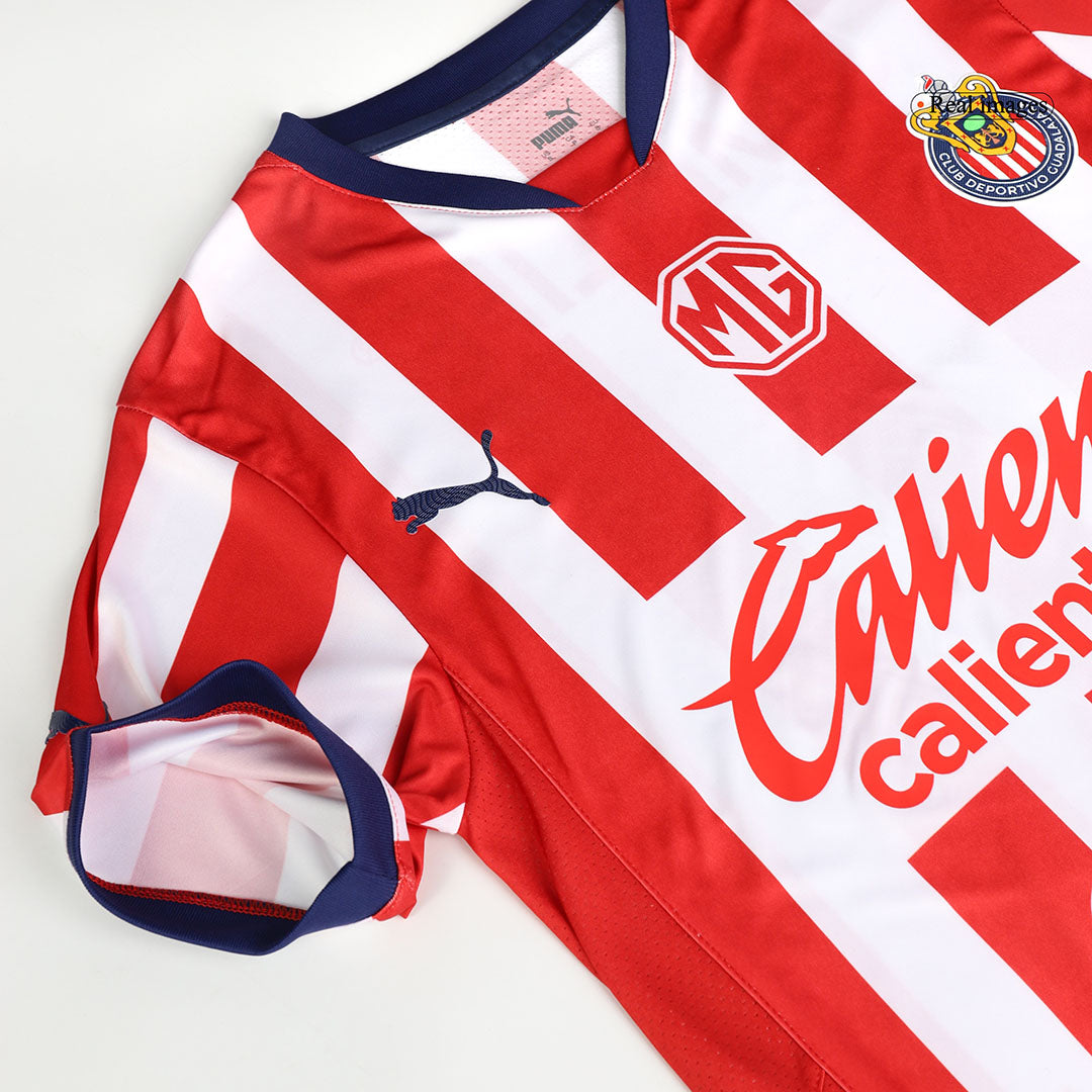 Player Version Chivas Home  Soccer Jersey 2024/25 Top Soccer Jerseys Store