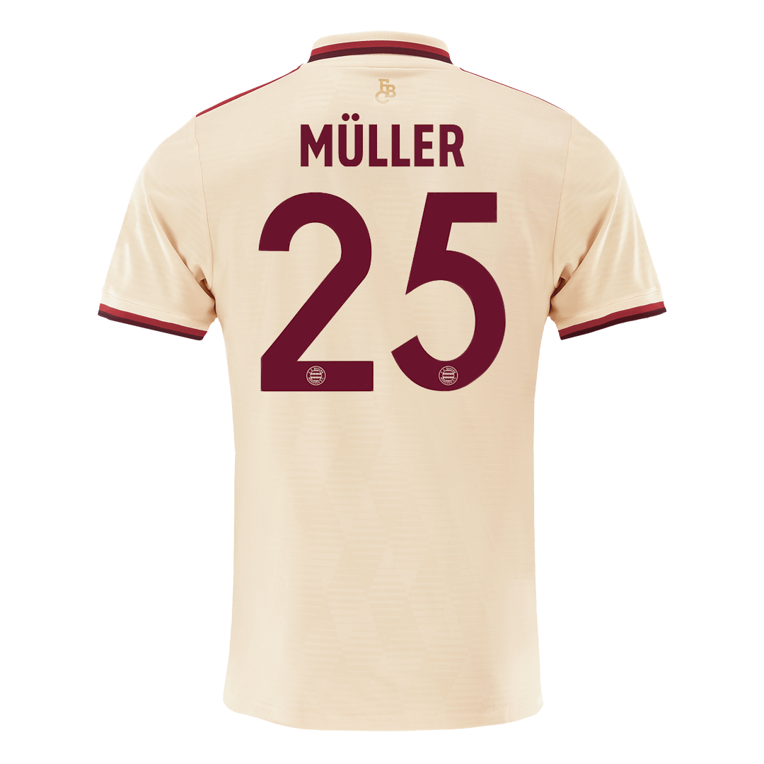 MÜLLER #25 Bayern Munich Third Away  Soccer Jersey 2024/25 - UCL Top Soccer Jerseys Store