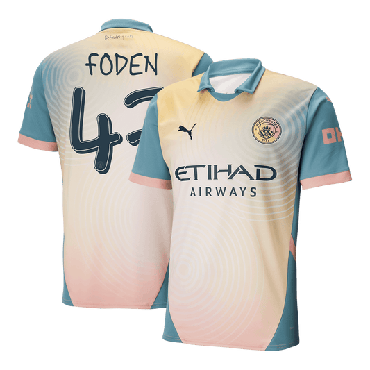 FODEN #47 Manchester City Fourth Away  Soccer Jersey 2024/25 - Definitely City Top Soccer Jerseys Store