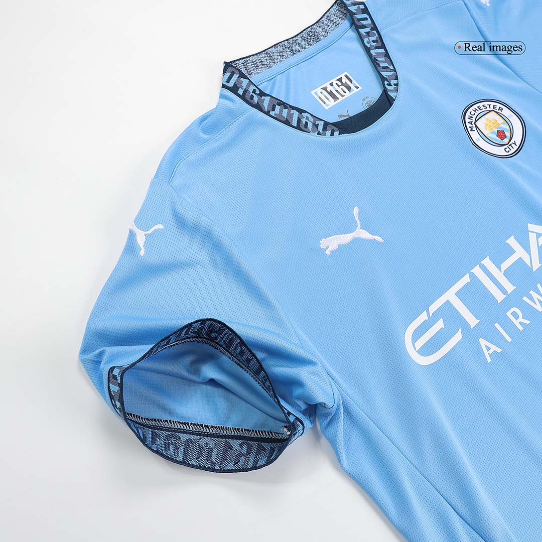 HAALAND #9 Manchester City Home  Soccer Jersey 2024/25 - UCL Top Soccer Jerseys Store