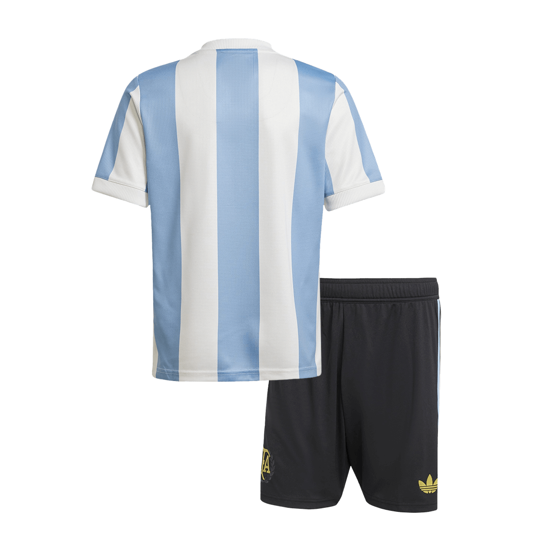 Kid's Argentina  Soccer Jersey Kit(Jersey+Shorts) 2024 - 50th Anniversary Top Soccer Jerseys Store