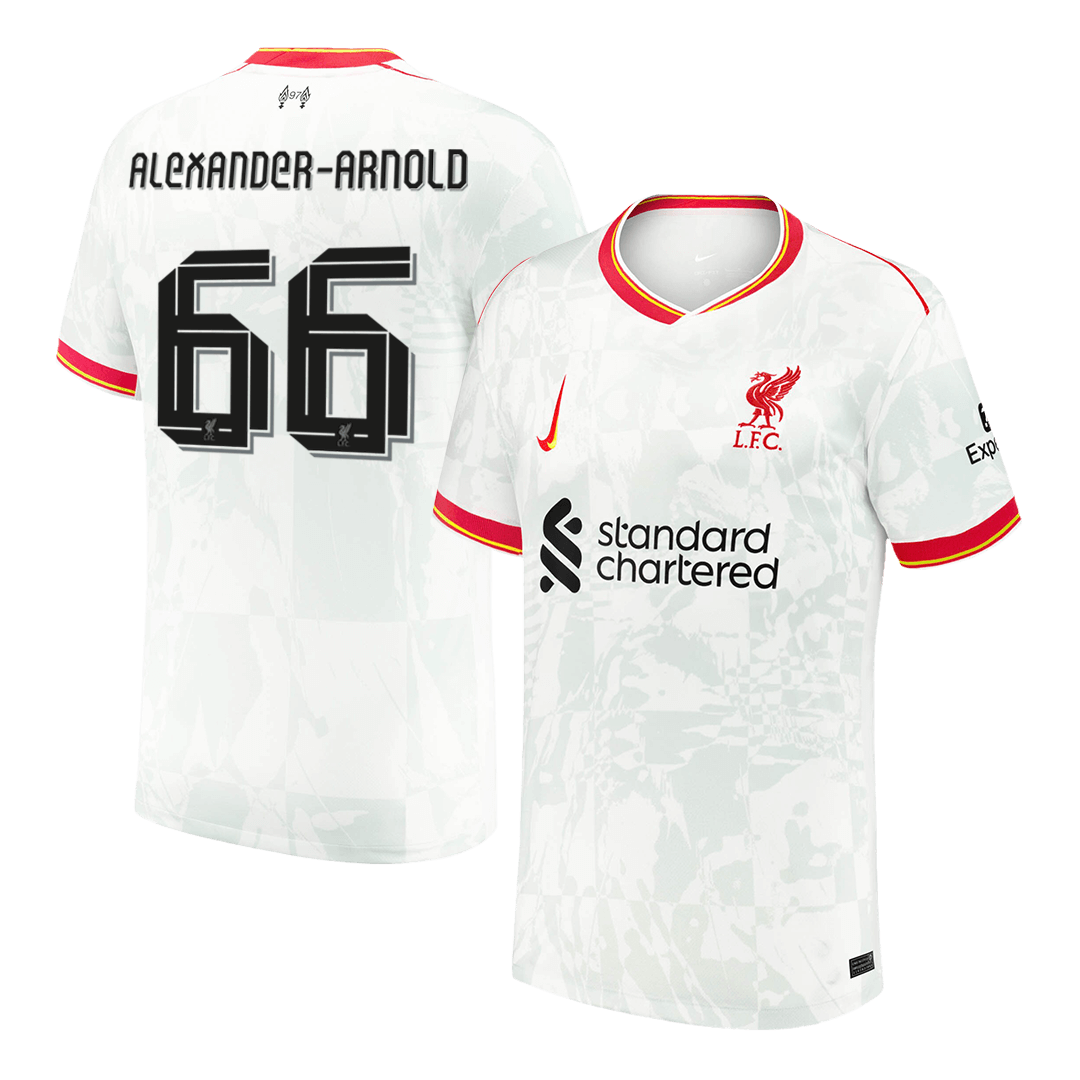 ALEXANDER-ARNOLD #66 Liverpool Third Away  Soccer Jersey 2024/25 Top Soccer Jerseys Store