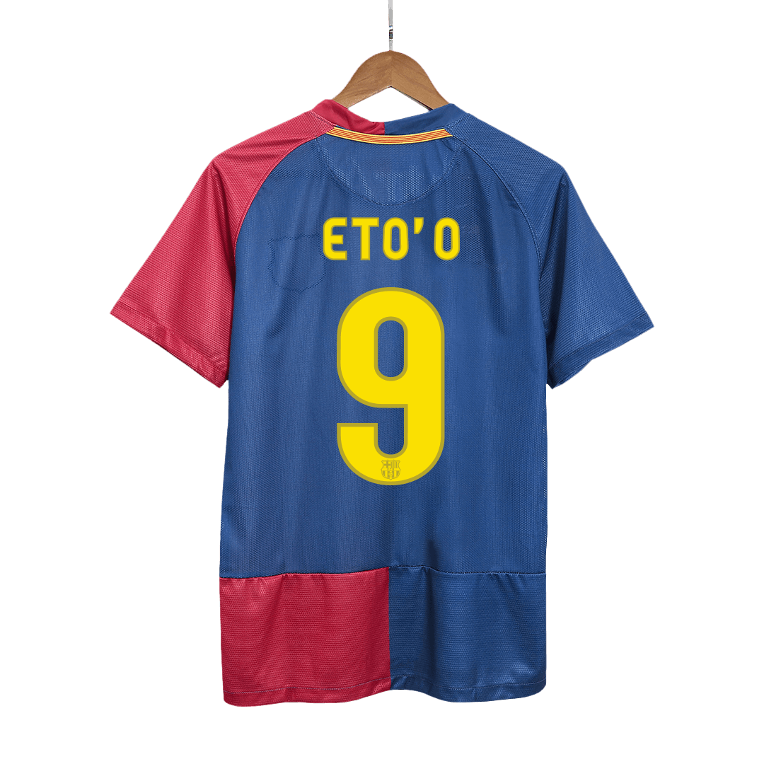 Retro ETO'O #9 2008/09 Barcelona Home  Soccer Jersey Top Soccer Jerseys Store