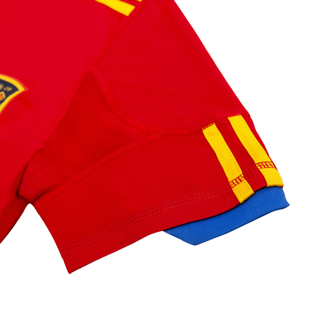 Retro DAVID VILLA #7 2010 Spain Home  Soccer Jersey Top Soccer Jerseys Store