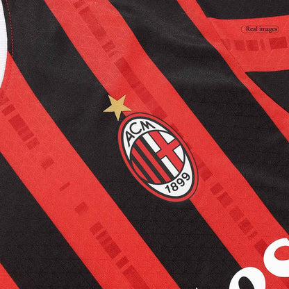 Player Version RAFA LE?O #10 AC Milan Home  Soccer Jersey 2024/25 Top Soccer Jerseys Store