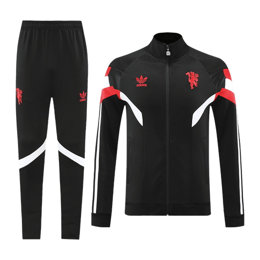 Manchester United Training Jacket Kit (Jacket+Pants) 2024/25 Top Soccer Jerseys Store