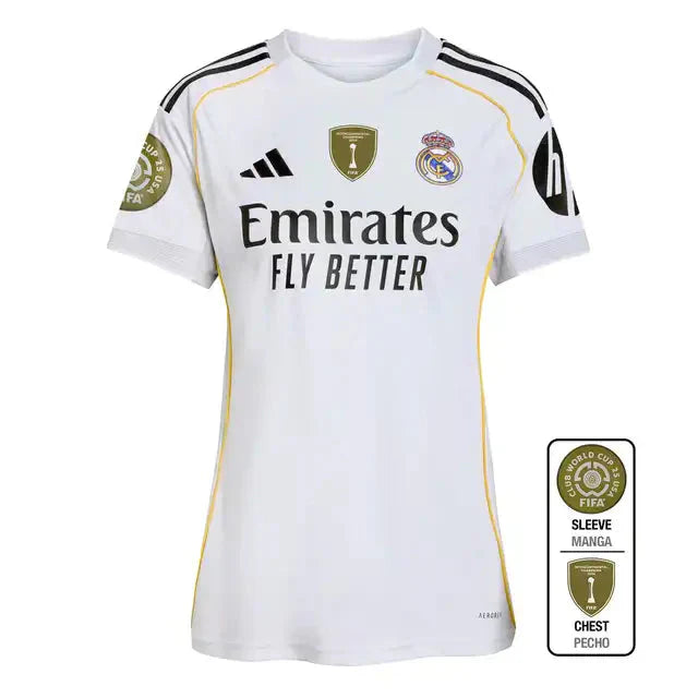 Women's Real Madrid Third Home Soccer Jersey 2025/26 Go Game Wear