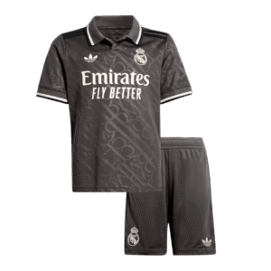 Kid's Real Madrid Third Away  Soccer Jersey Kit(Jersey+Shorts) 2024/25 Top Soccer Jerseys Store