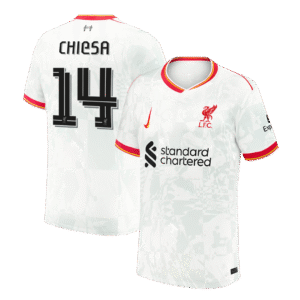 CHIESA #14 Liverpool Third Away  Soccer Jersey 2024/25 - UCL Top Soccer Jerseys Store