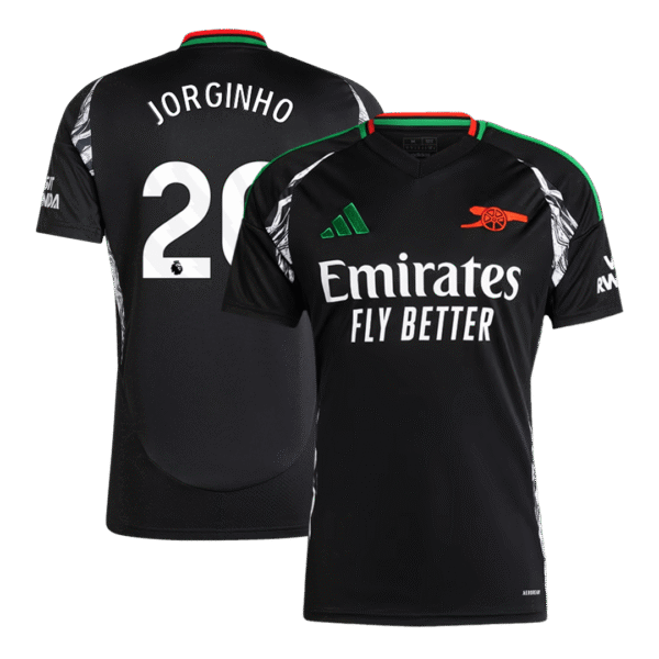 JORGINHO #20 Arsenal Away  Soccer Jersey 2024/25 Top Soccer Jerseys Store