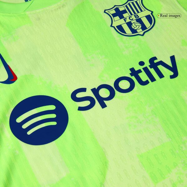 Player Version LAMINE YAMAL #19 Barcelona Third Away  Soccer Jersey 2024/25- UCL?Spotify Logo Without Text? Top Soccer Jerseys Store