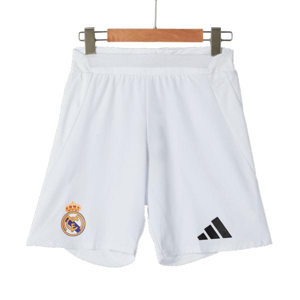 Player Version Real Madrid Home Soccer Shorts 2024/25 Top Soccer Jerseys Store