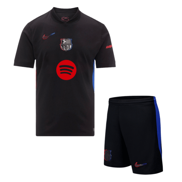 Barcelona Away  Soccer Jersey Kit(Jersey+Shorts) 2024/25 - Spotify Logo Without Text Top Soccer Jerseys Store
