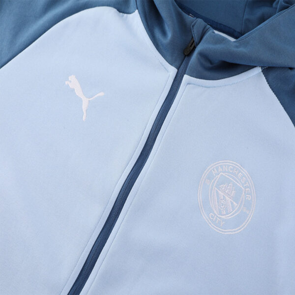 Manchester City Hoodie Training Kit (Jacket+Pants) 2024/25 Top Soccer Jerseys Store