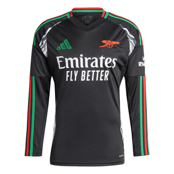Arsenal Away Long Sleeve  Soccer Jersey 2024/25 Top Soccer Jerseys Store
