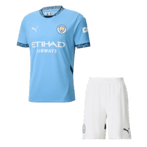 Manchester City Home  Soccer Jersey Kit(Jersey+Shorts) 2024/25 Top Soccer Jerseys Store