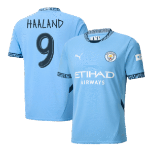 HAALAND #9 Manchester City Home  Soccer Jersey 2024/25 - UCL Top Soccer Jerseys Store