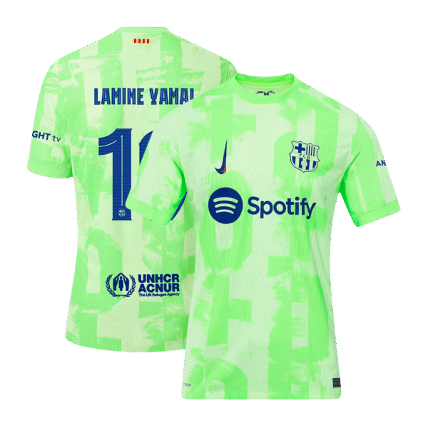 Player Version LAMINE YAMAL #19 Barcelona Third Away  Soccer Jersey 2024/25 - UCL Top Soccer Jerseys Store