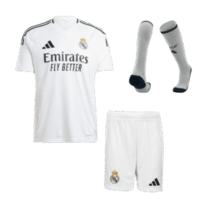 Real Madrid Home  Soccer Jersey Kit(Jersey+Shorts+Socks) 2024/25 Top Soccer Jerseys Store