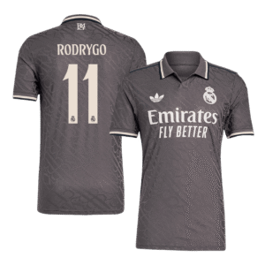 Player Version RODRYGO #11 Real Madrid Third Away  Soccer Jersey 2024/25 Top Soccer Jerseys Store