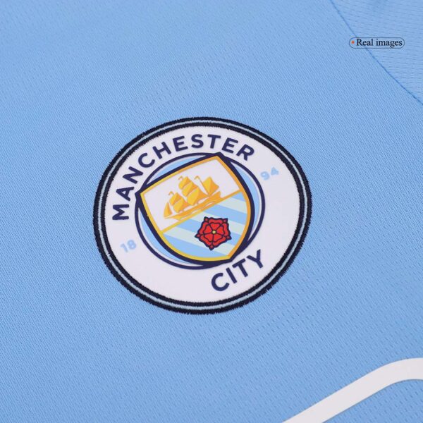 CHAMPIONS #24 Manchester City Home  Soccer Jersey 2024/25 Top Soccer Jerseys Store