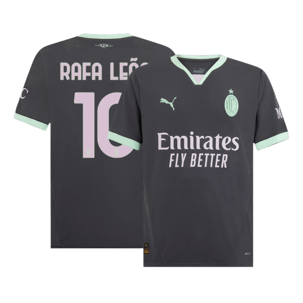 Rafael Leão #10 AC Milan Third Away  Soccer Jersey 2024/25 Top Soccer Jerseys Store