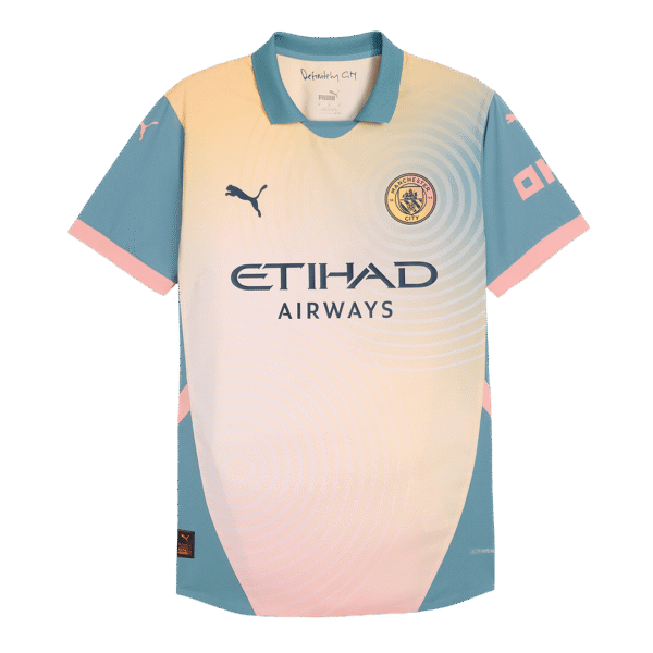 Player Version Manchester City Fourth Away  Soccer Jersey 2024/25- Definitely City (UCL) Top Soccer Jerseys Store