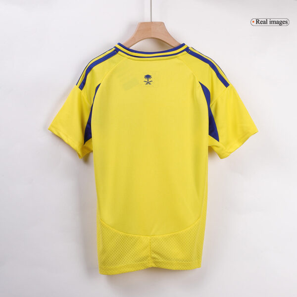 Kid's RONALDO #7 Al Nassr Home  Soccer Jersey Kit(Jersey+Shorts) 2024/25 - ACL Top Soccer Jerseys Store