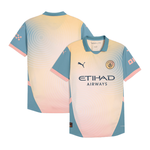 Player Version Manchester City Fourth Away  Soccer Jersey 2024/25- Definitely City (UCL) Top Soccer Jerseys Store