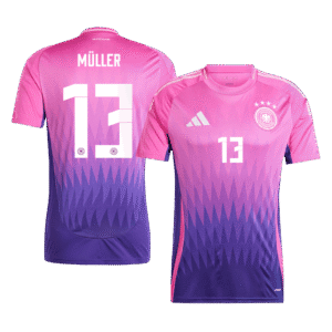 MÜLLER #13 Germany Away  Soccer Jersey Euro 2024 Top Soccer Jerseys Store