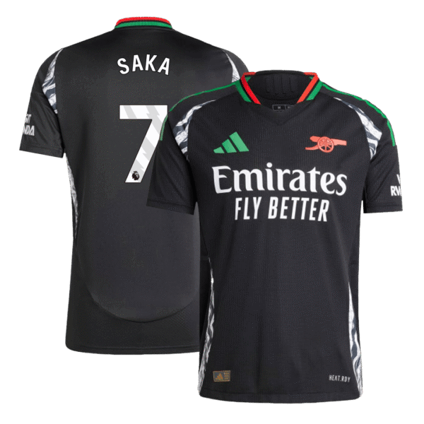 Player Version SAKA #7 Arsenal Away  Soccer Jersey 2024/25 Top Soccer Jerseys Store