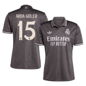 Arda Güler #15 Real Madrid Third Away  Soccer Jersey 2024/25 Top Soccer Jerseys Store