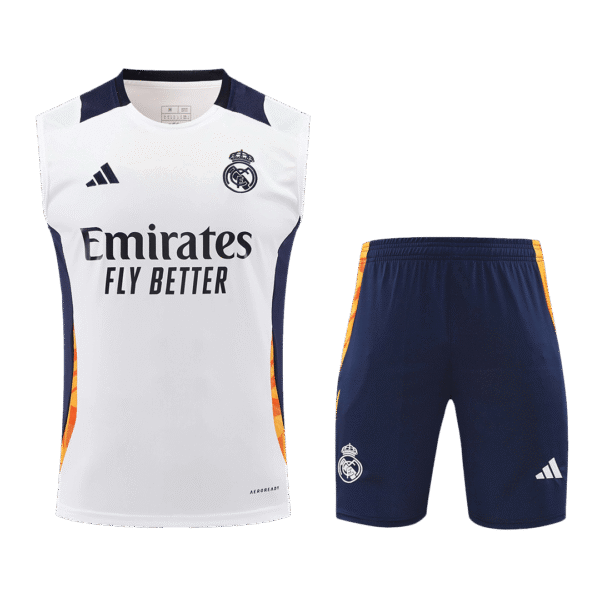 Real Madrid Pre-Match  Soccer Jersey Vest Kit(Jersey+Shorts) 2024/25 Top Soccer Jerseys Store