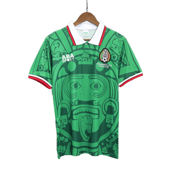 Mexico Home Retro Soccer Jersey 1998 Top Soccer Jerseys Store