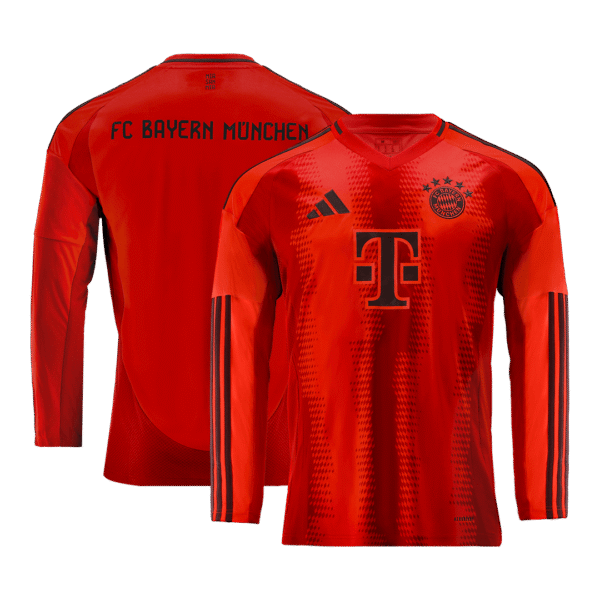 Bayern Munich Home Long Sleeve  Soccer Jersey 2024/25 Top Soccer Jerseys Store