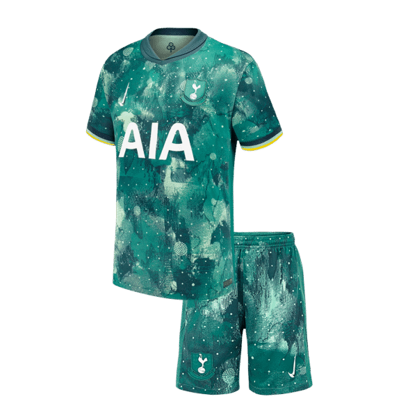 Kid's Tottenham Hotspur Third Away  Soccer Jersey Kit(Jersey+Shorts) 2024/25 Top Soccer Jerseys Store