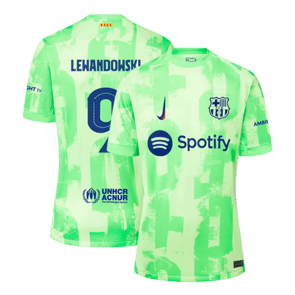 LEWANDOWSKI #9 Barcelona Third Away  Soccer Jersey 2024/25- UCL Top Soccer Jerseys Store