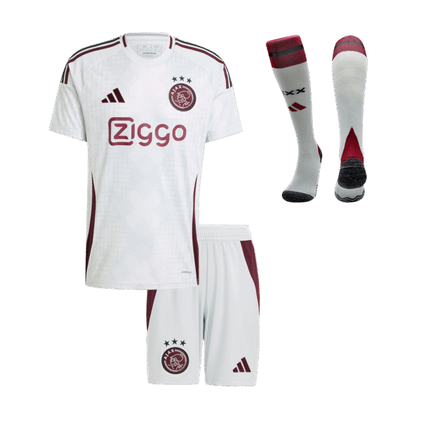 Kid's Ajax Third Away  Soccer Jersey Kit(Jersey+Shorts+Socks) 2024/25 Top Soccer Jerseys Store