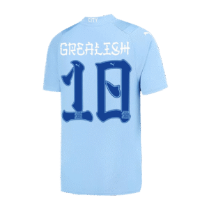 GREALISH #10 Manchester City Japanese Tour Printing Home  Soccer Jersey 2023/24 Top Soccer Jerseys Store