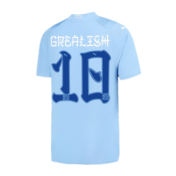 GREALISH #10 Manchester City Japanese Tour Printing Home  Soccer Jersey 2023/24 Top Soccer Jerseys Store