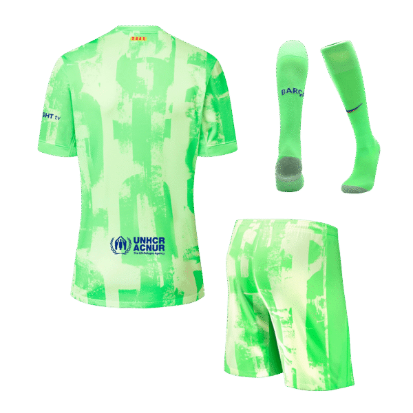 Barcelona Third Away  Soccer Jersey Kit(Jersey+Shorts+Socks) 2024/25- (Spotify Logo Without Text) Top Soccer Jerseys Store