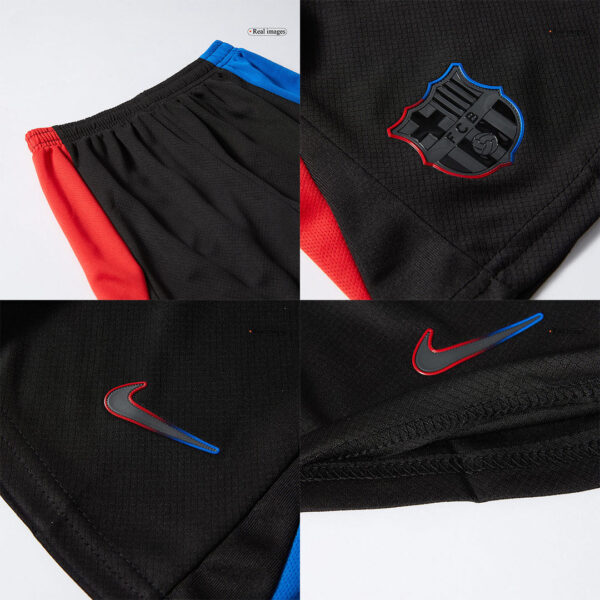 Kid's Barcelona Away  Soccer Jersey Kit(Jersey+Shorts) 2024/25 - Spotify Logo Without Text Top Soccer Jerseys Store