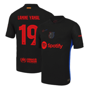 Player Version LAMINE YAMAL #19 Barcelona Away  Soccer Jersey 2024/25- UCL Top Soccer Jerseys Store