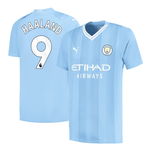 HAALAND #9 Manchester City Home  Soccer Jersey 2023/24 Top Soccer Jerseys Store