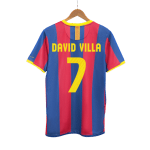 Retro DAVID VILLA #7 2010/11 Barcelona Home  Soccer Jersey Top Soccer Jerseys Store